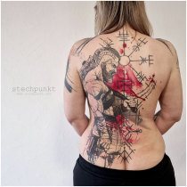 Trash Polka Vikings Tattoo
